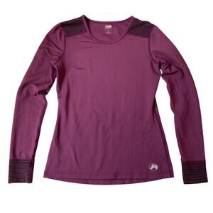 Riding Sport Dover Saddlery Women Long Sleeve Tee Top S Purple Equestrian Horse